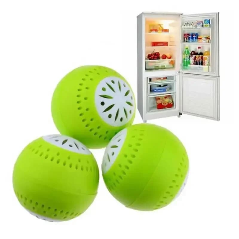 3 ks/sada deodorantu do lednice, kuličky na odstranění zápachu z lednice s aktivním uhlím, domácí čisticí prostředek do kuchyně