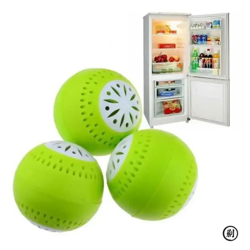 3 ks/sada deodorant do lednice, koule na odstranění zápachu z lednice s aktivním uhlím, domácí čisticí prostředek do kuchyně