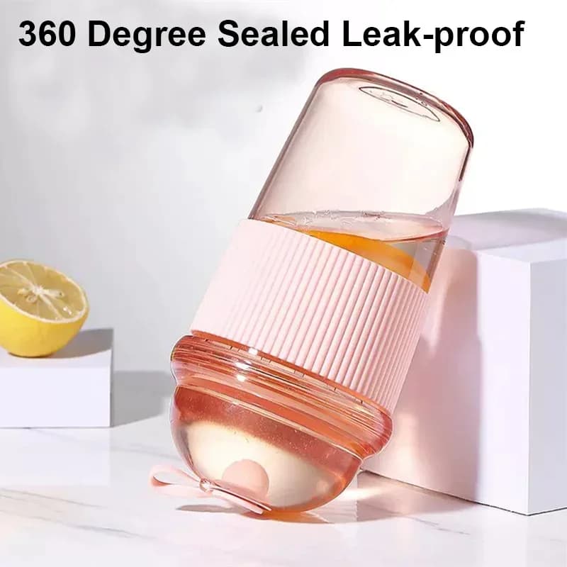 1 ks 430ml přenosný kelímek se sklápěcím brčkem, plast, ve stylu Ins, vysokokapacitní láhev na vodu na čaj, kávu, mléko, tepelně odolný kelímek na džus a želé