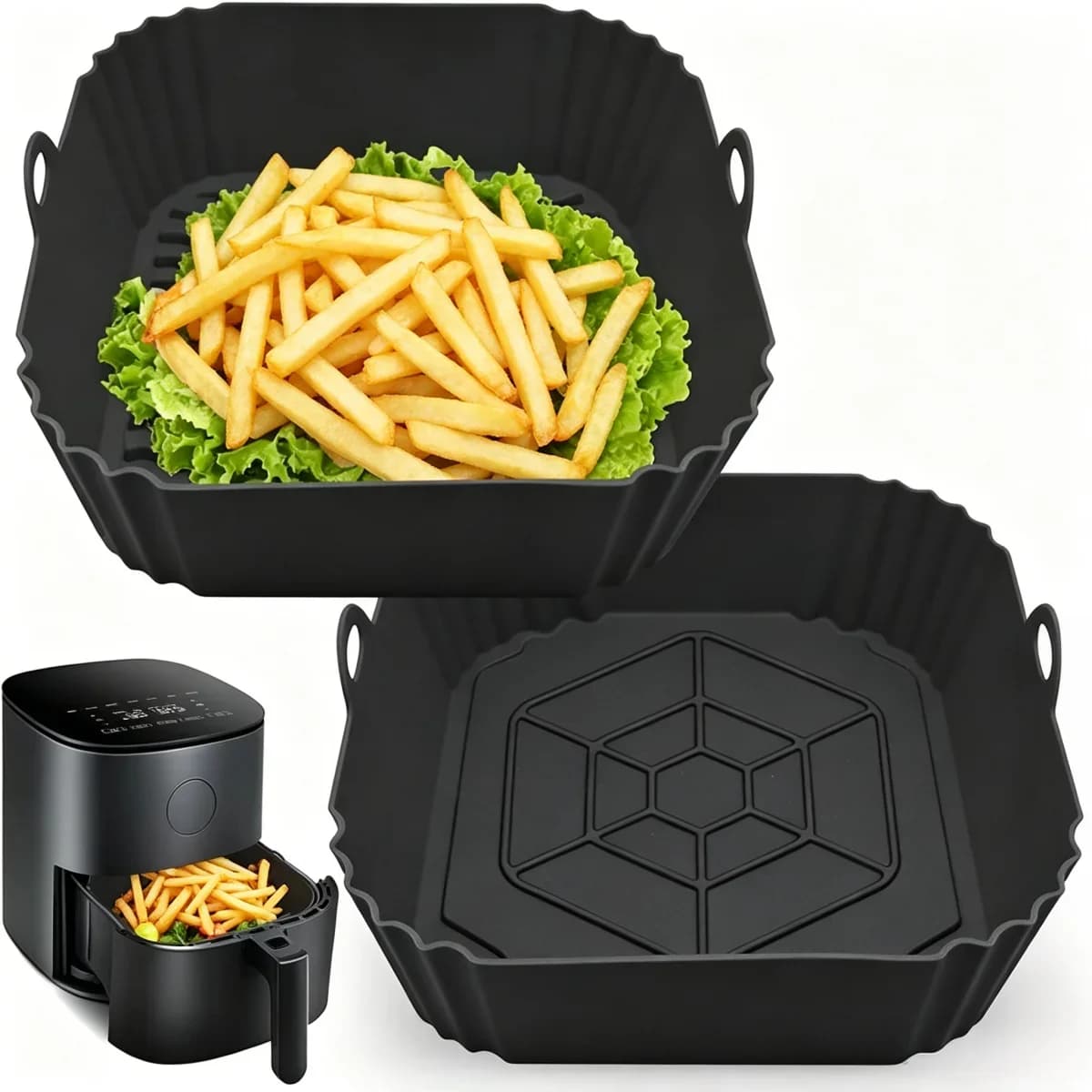 Silikonová forma do horkovzdušné fritézy, nepřilnavá