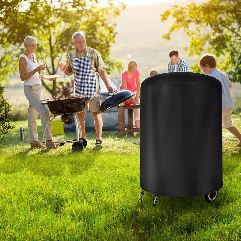Raweao kryt na gril Weber, voděodolný, kulatý ochranný kryt na venkovní gril proti dešti, oxford kryt 57 cm