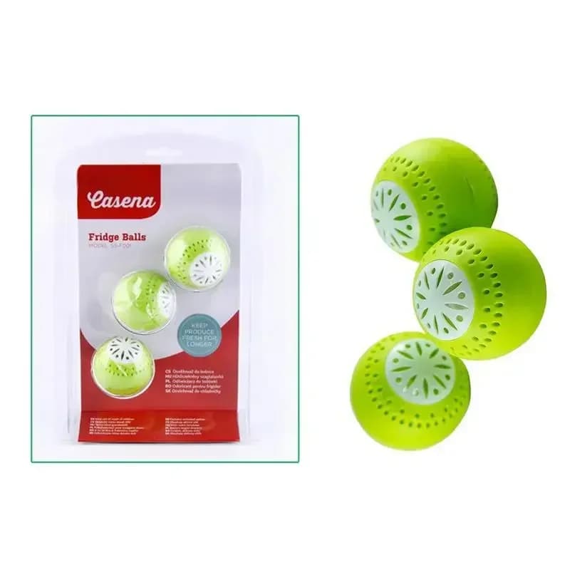 3 ks/sada deodorantu do lednice, kuličky na odstranění zápachu z lednice s aktivním uhlím, domácí čisticí prostředek do kuchyně