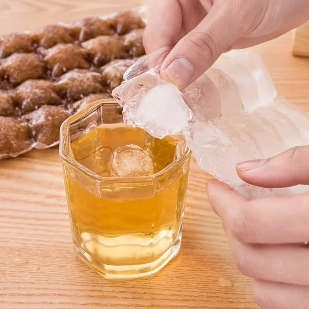 10–100 ks/balení jednorázový sáček na led, mřížková forma na kostky ledu, tyčinka, samouzavírací sáček na led, box na sáček s kostkami ledu, jedlé zmrazené kostky ledu