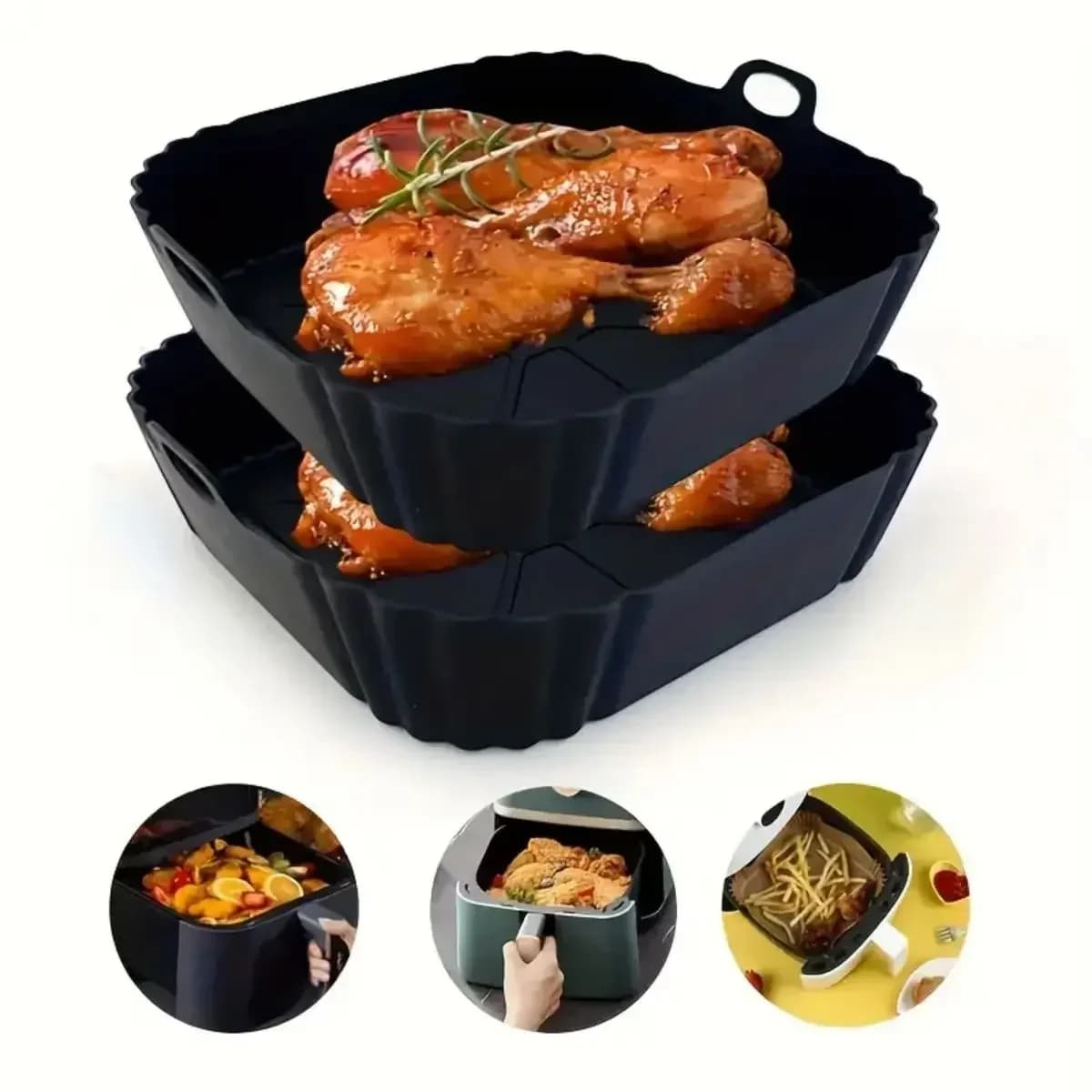 Silikonová forma do horkovzdušné fritézy, nepřilnavá